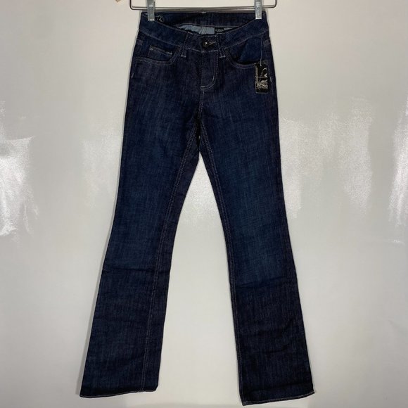 Buffalo Womens Jeans Mega X High Rise Bootcut Blue Black Rinse Sz 24x33 - Picture 2 of 15